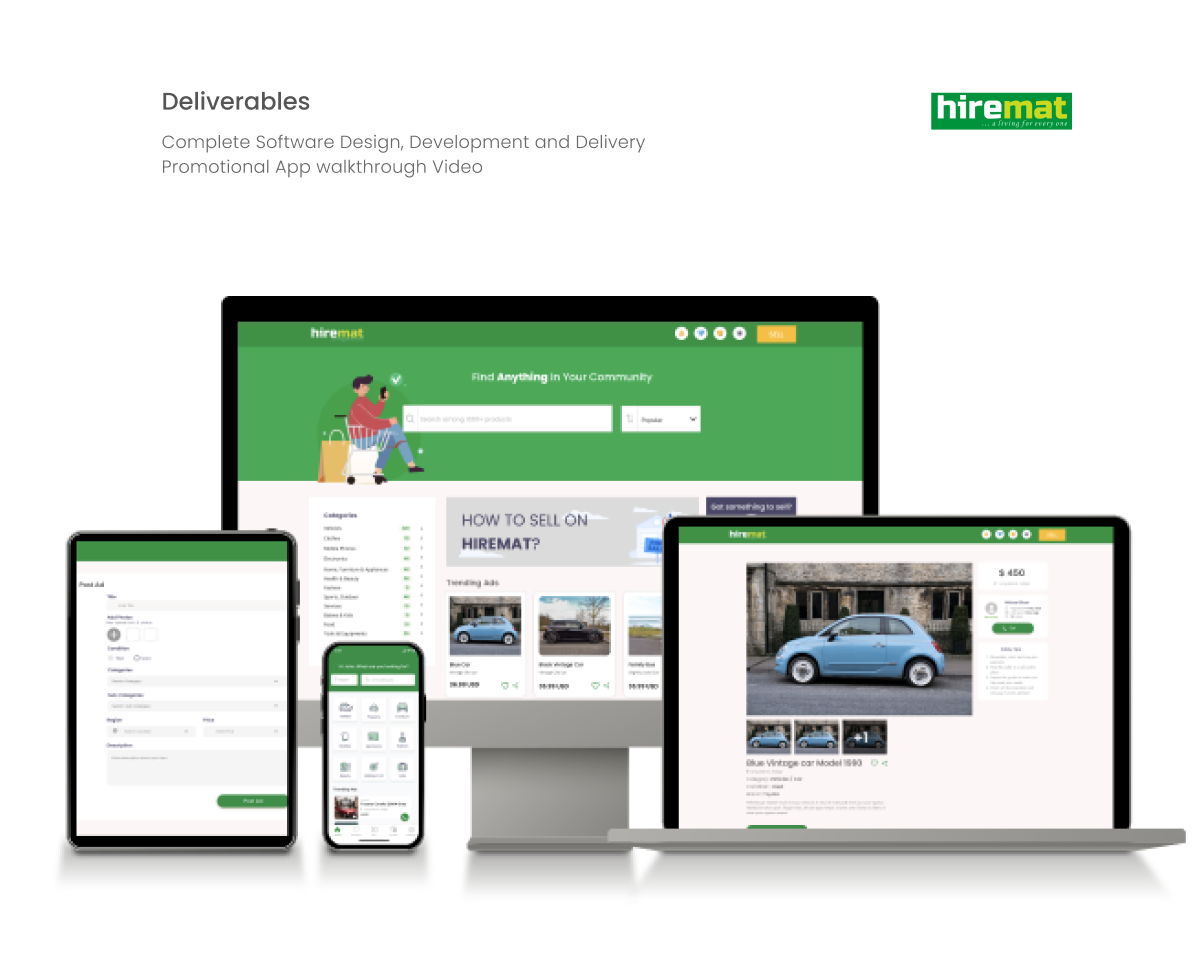 http://Hiremat%20community%20marketplace%20platform%20screenshot