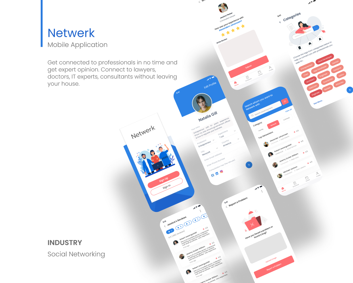 http://Netwerk%20professional%20consultation%20app%20screenshot