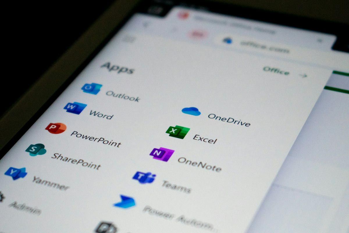 http://Microsoft%20365%20app%20launcher%20showing%20SharePoint%20and%20Power%20Automate
