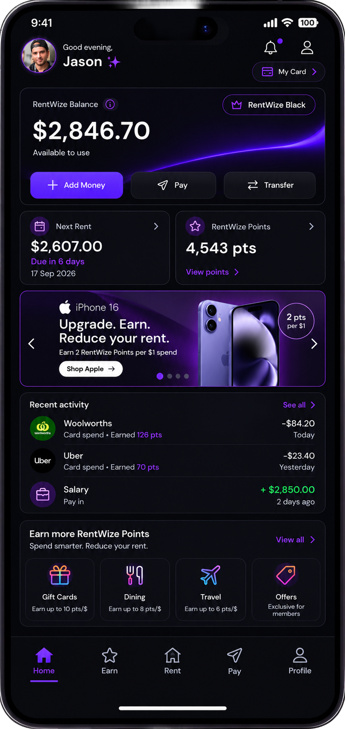 http://RentWize%20rent%20rewards%20platform%20screenshot