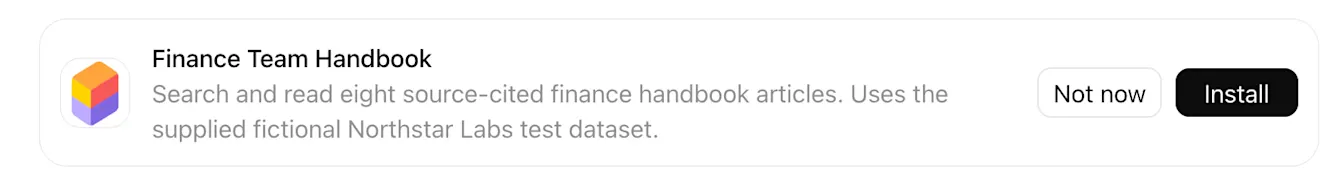 An example of a ChatGPT plugin install card, from OpenAI's own Plugins documentation